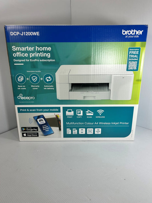 Brother DCP-J1200W A4 Colour Multifunction Inkjet Printer (Wireless)