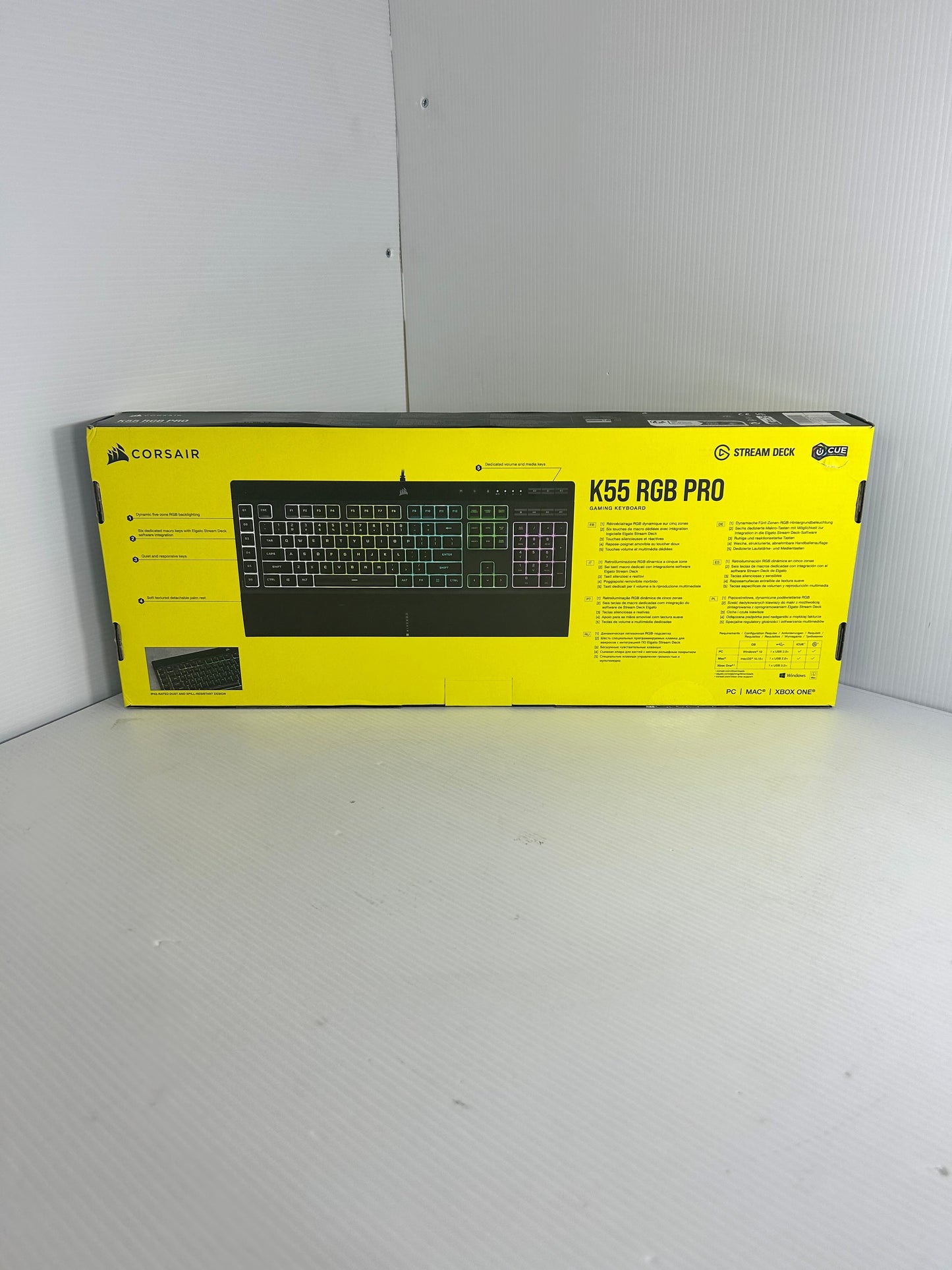 CORSAIR K55 RGB PRO Membrane Wired Gaming Keyboard