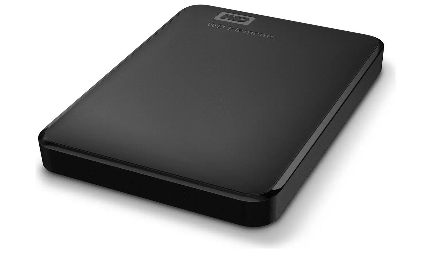 WD 1 TB Elements Portable External Hard Drive - USB 3.0, Black