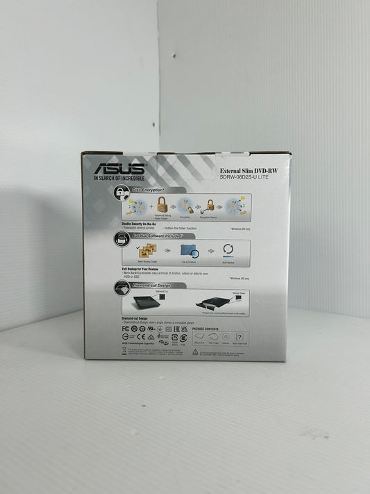 ASUS SDRW-08D2S-U LITE External Slim DVD Writer