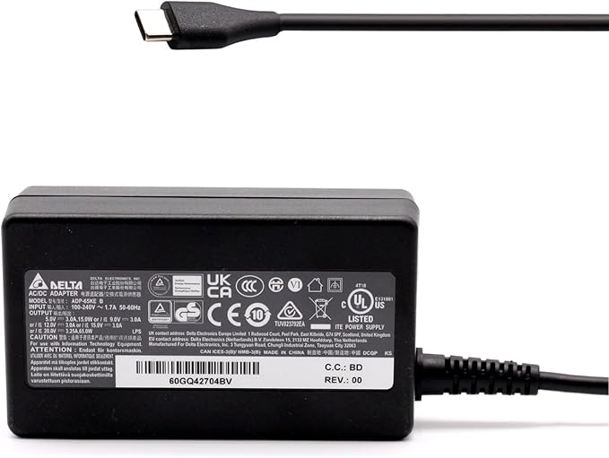 Delta 65W USB C Charger