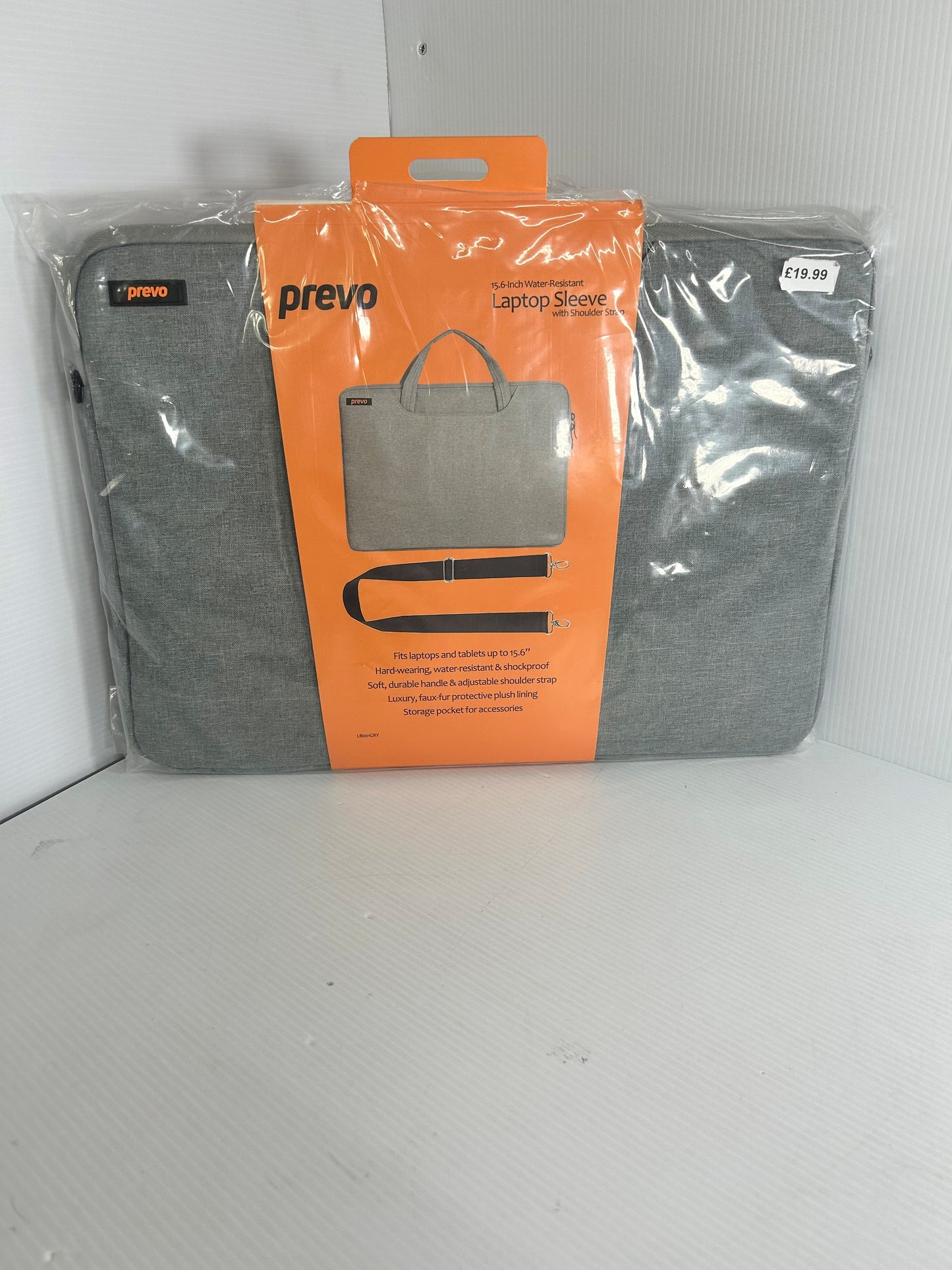 Prevo  Laptop Sleeve (15.6") – Grey