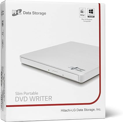 Hitachi-LG Slim Portable USB DVD Writer
