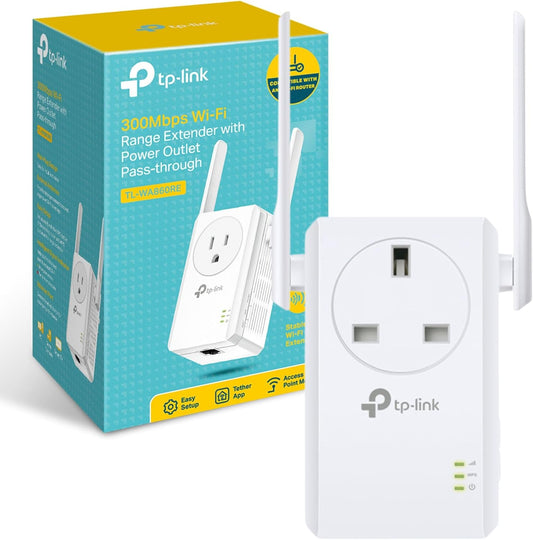 TP-Link 300Mbps Wi-Fi Range Extender with AC Passthrough