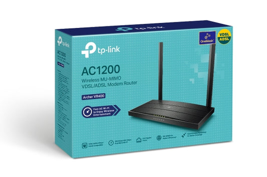 AC1200 Wireless MU-MIMO VDSL/ADSL Modem Router