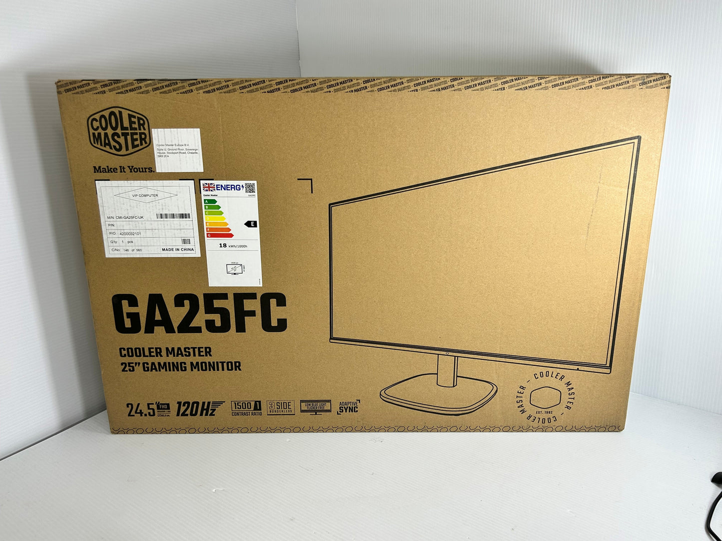 GA25FC Cool Master 25" Gaming Monitor
