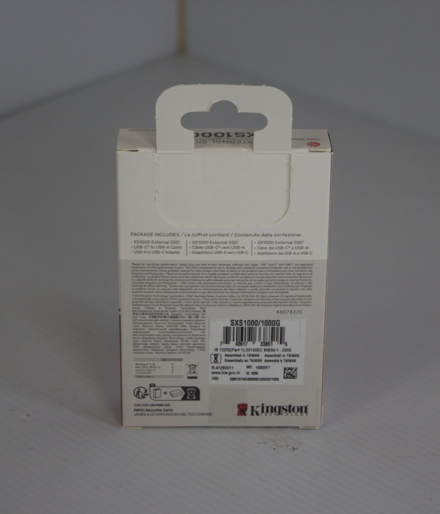 XS1000 external solid state drive (SSD)