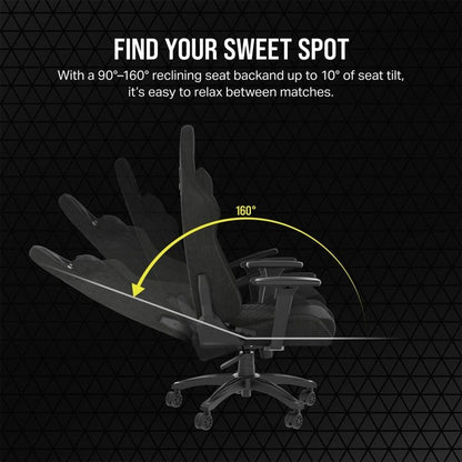 Corsair TC100 Relaxed Gaming Chair - Black