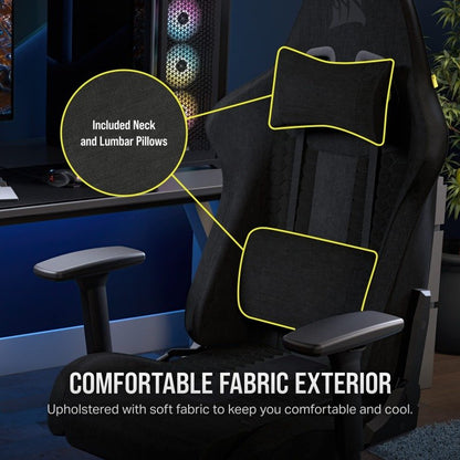 Corsair TC100 Relaxed Gaming Chair - Black