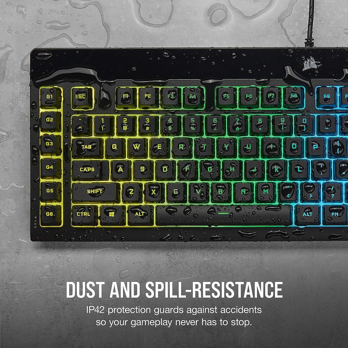 CORSAIR K55 RGB PRO Membrane Wired Gaming Keyboard