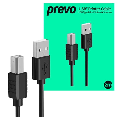 Prevo 2M USB Printer Cable