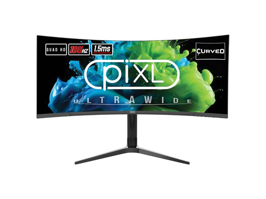 piXL CM34C7 34" UltraWide Curved Gaming Monitor